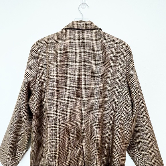 Nine West Womens Blazer Brown and Tan with Metallic Accents Size 2X - Picture 9 of 10